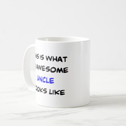 oom, geweldige koffiemok (Voorkant links)