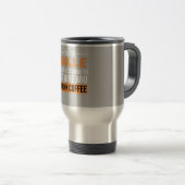 Oom Gift Ideeën | Ik ben de oom Drink Koffee Reisbeker (Voorkant rechts)