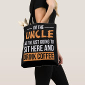 Oom Gift Ideeën | Ik ben de oom Drink Koffee Tote Bag (Dichtbij)