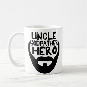 Oom Godfather Hero Coffee Mok New Baby Godparent