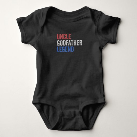 Oom Godfather Legend Red White en Blue Romper (Voorkant)