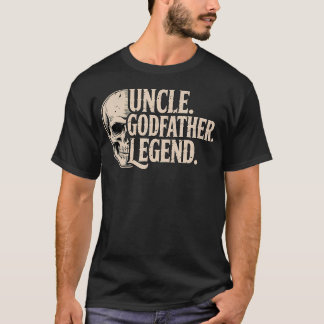 Oom Godfather Legend Schedel T-shirt