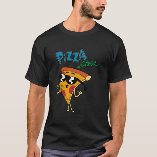 oom Grandpa Pizza Steve T-shirt (Voorkant)