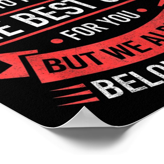 Oom Grappig Oom Gifts Vaders Dag Van Nicht Nep Poster (Hoek)