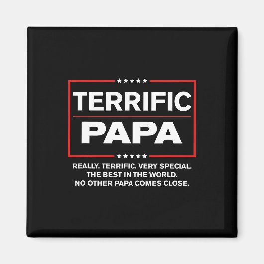 Oom - Grappige Donald Trump Grote Papa Magneet (Voorkant)