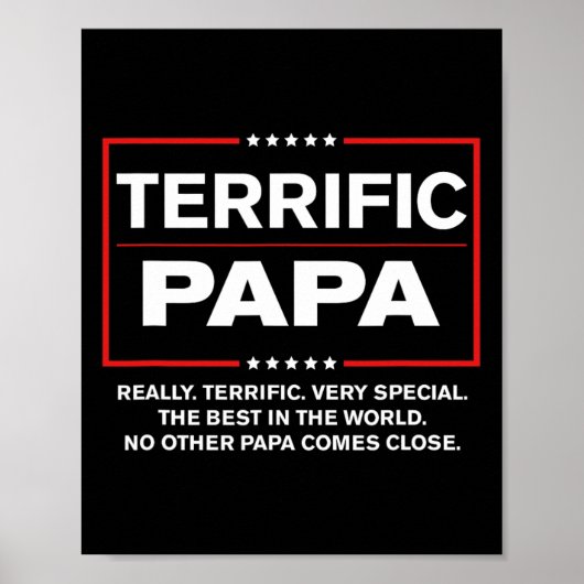 Oom - Grappige Donald Trump Grote Papa Poster (Voorkant)
