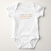 Oom Grappige Pasgeboren Code Baby Uitdrukking Romper (Voorkant)