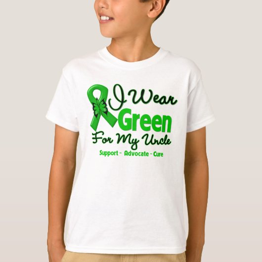 Oom - Groen Bewustzijnslint T-shirt (Voorkant)