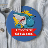 OOM HAAI KNOP RONDE BUTTON 6,0 CM (In situ)