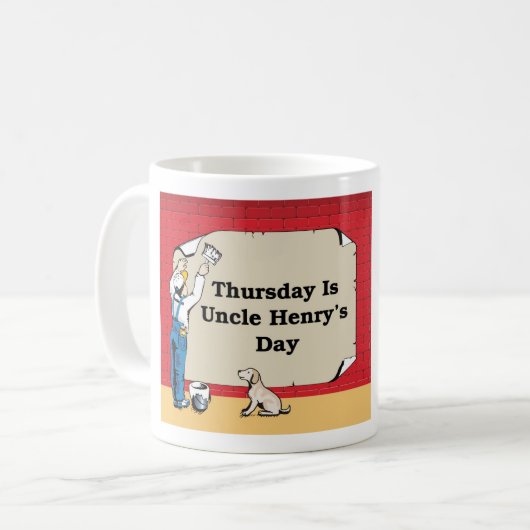 Oom Henry's donderdag Mok (Voorkant links)