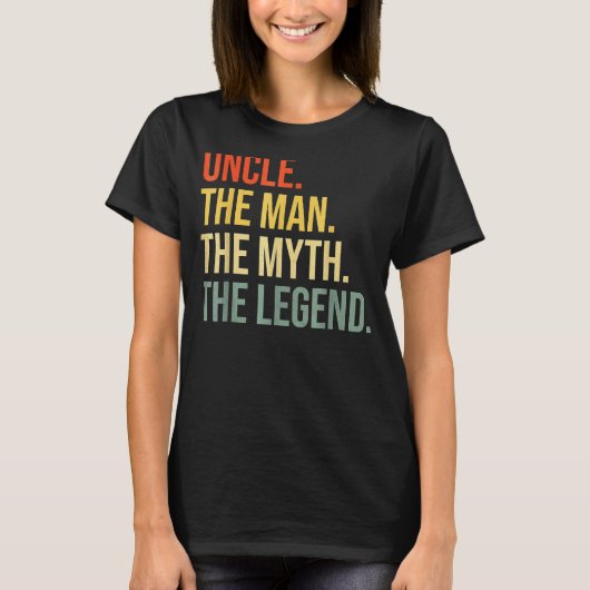 Oom Het Man De Mmythe De Legende T-shirt (Voorkant)