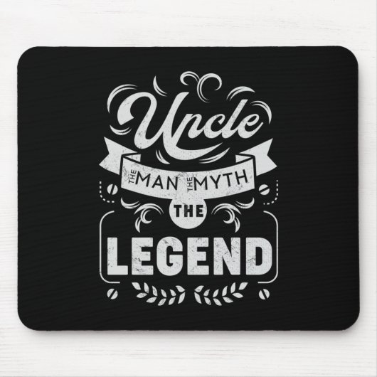 Oom Het Man de Myth de Legend Muismat (Voorkant)
