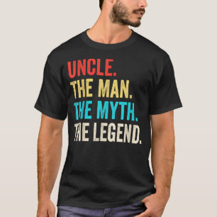 Oom Het Man De Myth De Legende voor Oom T-shirt