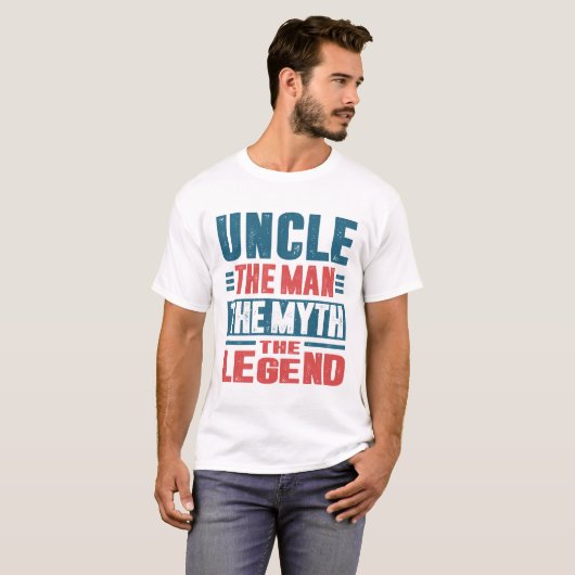 Oom Het Man De Myth T-shirt (Voorkant volledig)