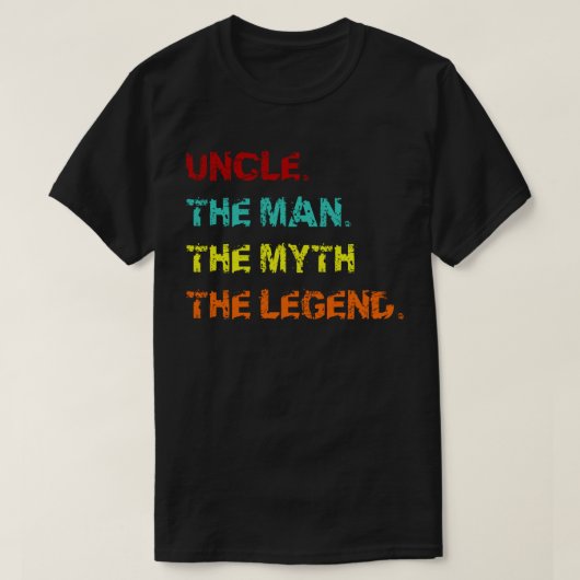 oom het man de mythe van de legende t-shirt (Design voorkant)