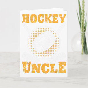 Oom Hockey Familie Sport Coach Speler Vaderdag Kaart