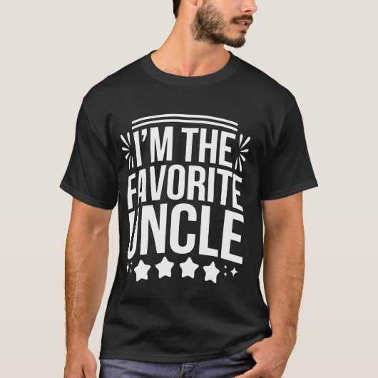 Oom Ik Ben De Favoriete Oom T-shirt (Voorkant)