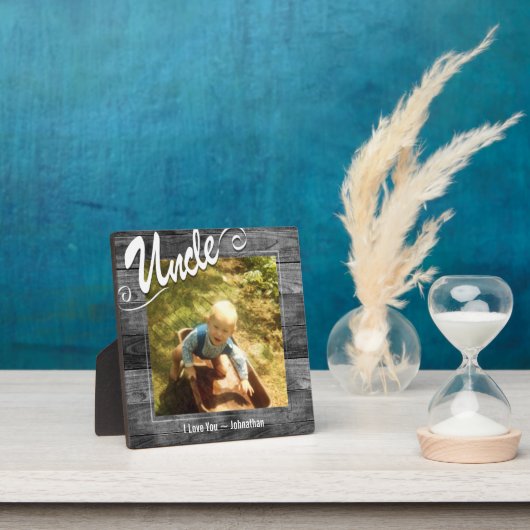 Oom Ik hou van je foto Fotoplaat (Insitu)