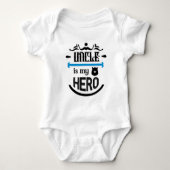 Oom Is Mijn Held Baby Body Romper (Voorkant)