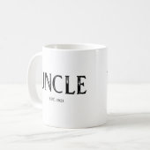 Oom Jaar Oprichting Koffiemok (Voorkant links)