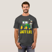 oom Jee Punjabi Farmer Jatt Life Tractor T-shirt (Voorkant volledig)