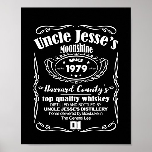 Oom Jesse's Moonshine sinds 1979 Poster (Voorkant)