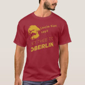 Oom Karl: rood/donker T-shirt (Voorkant)