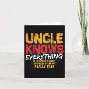 Oom kent alles Funny oom Fathers Day Gif Kaart