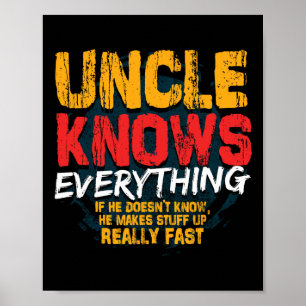 Oom kent alles Funny oom Fathers Day Gif Poster