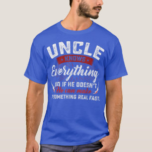 Oom kent alles Mannen Funny  oom T-shirt