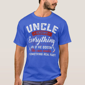 Oom kent alles Mannen Funny  oom T-shirt