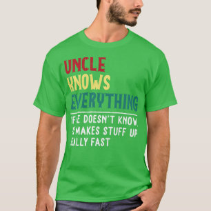 Oom kent het cadeau van de dag van de vaders voor t-shirt