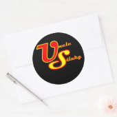 Oom kleverige ronde Sticker (Envelop)