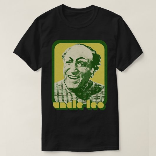 Oom Leo Retro Esthetische Fan Art Origineel ontwer T-shirt (Design voorkant)