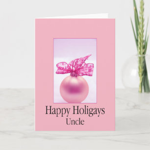Oom LGBT Happy Holigays Feestdagen Kaart