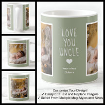 Oom Love You Foto's Modern Zachte Groen C22 Wit