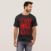 Oom Mannen Oom Oom Beste Oom Ooit 6 T-shirt (Voorkant volledig)