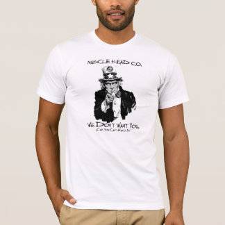 Oom Musculair Hoofd T-shirt