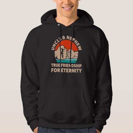 Oom & neef Ware Vriendschap Ooms Hoodie (Voorkant)