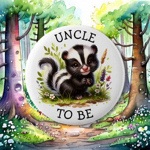 Oom om te zijn Baby shower met Woodland-thema Ronde Button 5,7 Cm