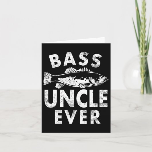 Oom ooit vissen cadeaus oom Vaderdag Kaart (Voorkant)