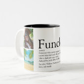 Oom, Oom Definitie 4 Foto Collage Tweekleurige Koffiemok (Voorkant links)