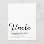 Oom, Oom definitie script moderne lol Briefkaart (Voorkant)