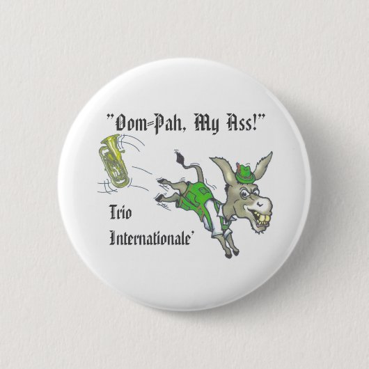 Oom-Pah... Knoop Ronde Button 5,7 Cm (Voorkant)