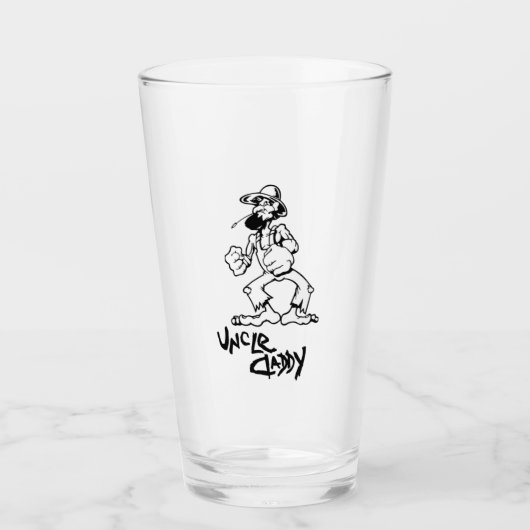 Oom papa Beer Glass Hillbilly Rednek Glas (Voorkant)