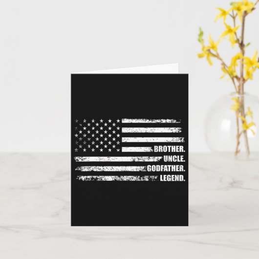 Oom peetvader legende plezier beste grappige oom kaart (Gele Bloem)