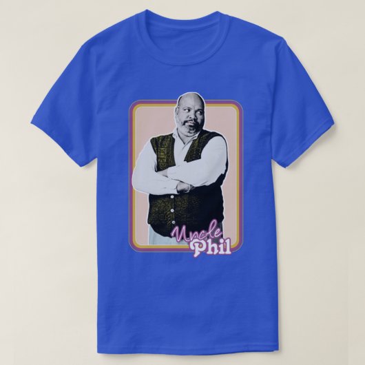 Oom Phil Origineel Retro Stijl Ontwerp T-shirt (Design voorkant)