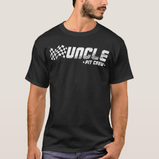 Oom Pit Crew Race Verjaardag Familie Racing T-shirt