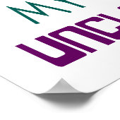 Oom Poster (standaard fotolijst formaat) (Hoek)