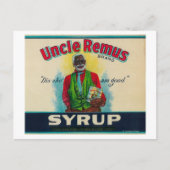 Oom Remus Syrup LabelCairo, GA Briefkaart (Voorkant)